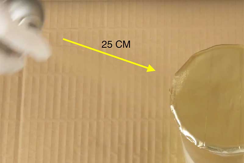 Altın Sprey ile boyama mesafesi