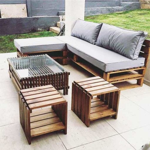 Palet Mobilya Tasarımları Ahşap Palet ile Neler Yapılabilir?