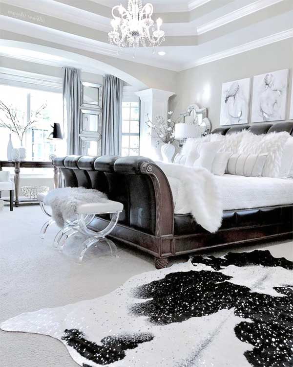 Yatak odasında Kış Dekorasyonu