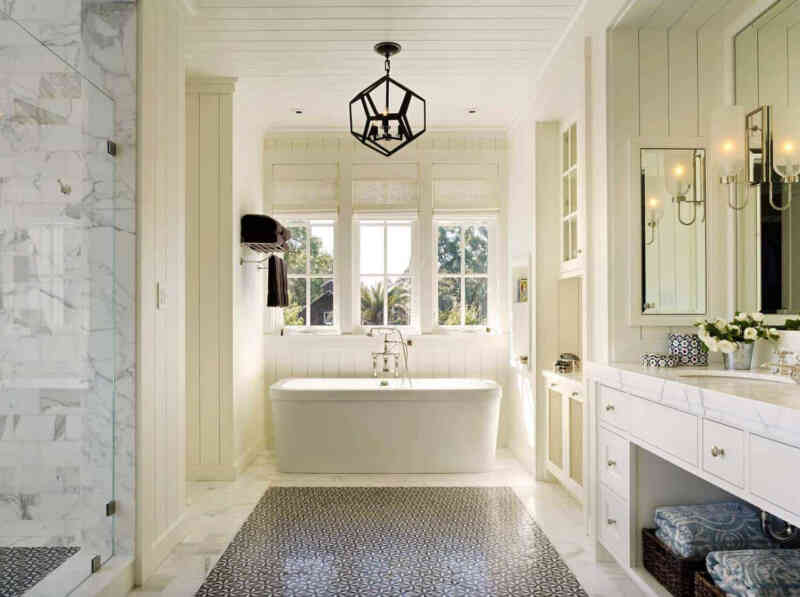 Farmhouse Banyo Dekorasyonu