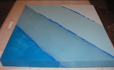 Ombre sehpanın üst yüzeyi hazır. Sepet çekmece ekleyebilirsiniz.