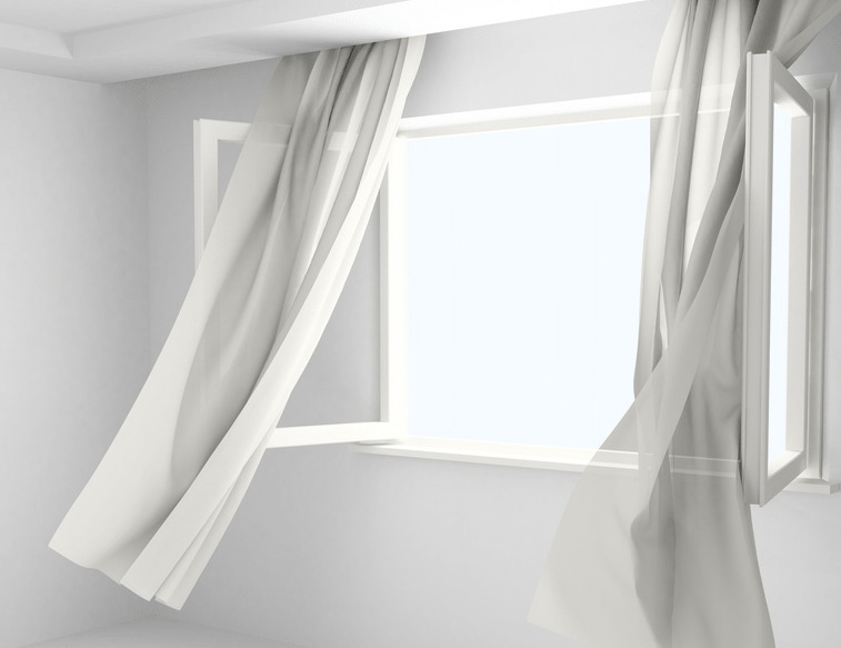 Soğuk aylarda bile, eve temiz havanın girmesini sağlamak için ara sıra pencereleri açın