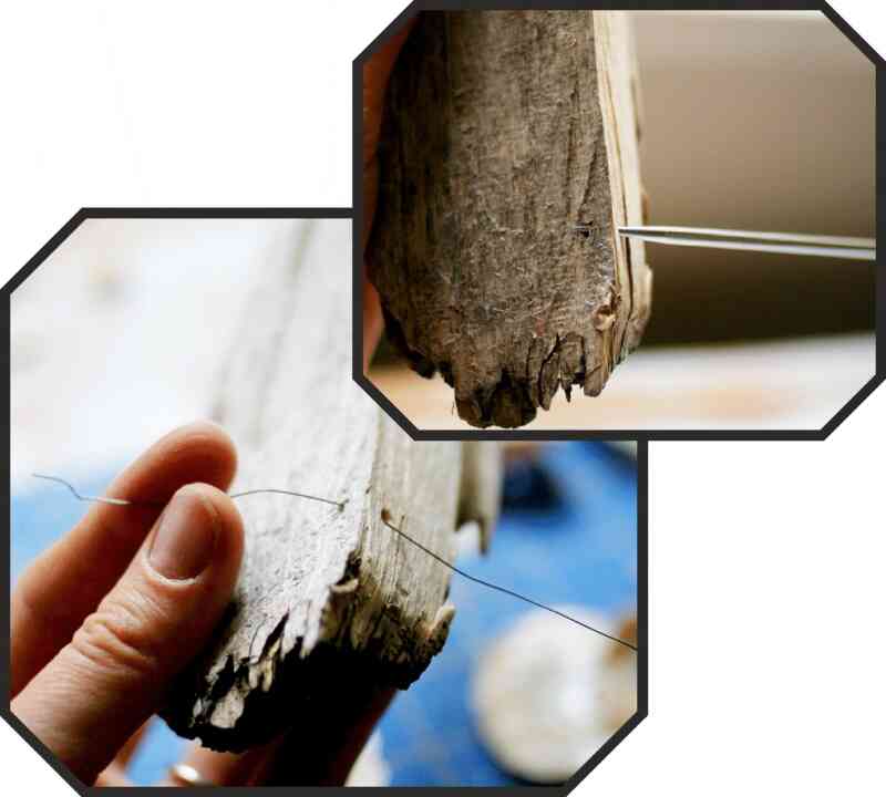 Teli geçirin. Aksesuarın ne kadar uzun olmasını istediğinize karar verin ve kabukları bu uzunluğa göre geçirmeye yetecek kadar kablo bırakın.