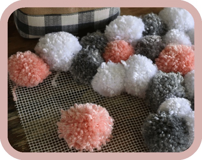 Ponpon halı yapılışı