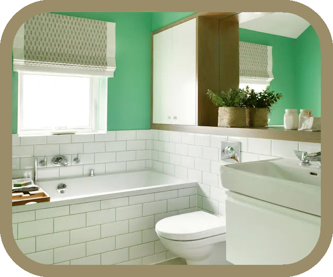 Banyo Duvar Tasarımında Farklı Kaplamalar Modern varyasyonlar