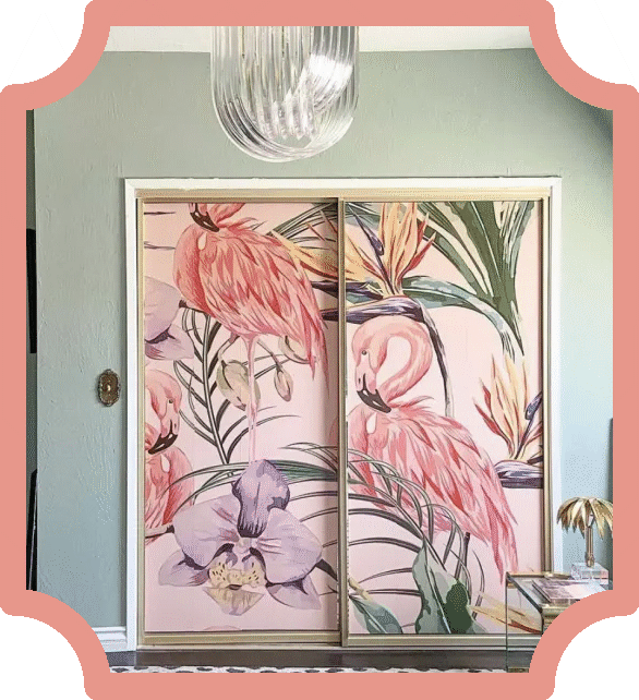 Dekoratif desenli kendinden yapışan kağıtlar kullanın