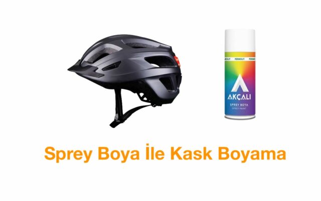Evde bisiklet kaskı nasıl boyanır?